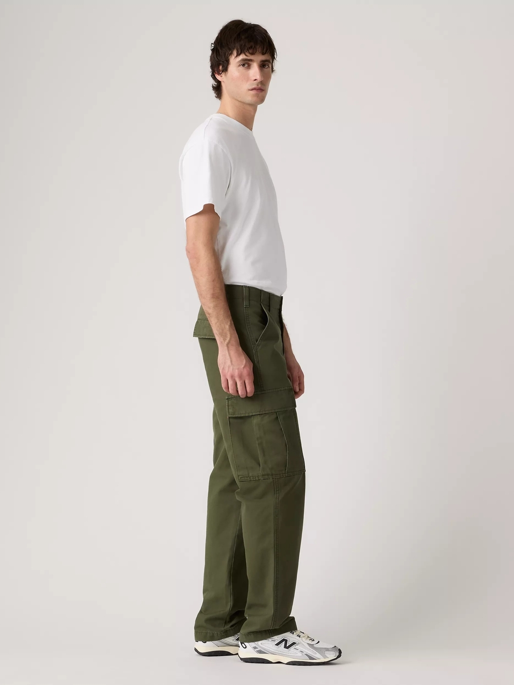 Levi's Ace Cargo Pants Olive Green 36 x 32 - Picture 12 of 16